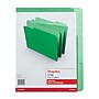 Staples File Folders, 1/3-Cut Tab, Letter Size, Green, 24/Pack (22948-US)~#|#~D6915E9E-4B51-4D43-B3A1C6F8C4032E9D_sc7