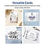 Avery Integrated Cards, 6" x 9", Glossy White, 25/Pack (95355)~#|#~D69A2A4B-7BCA-4BB9-A34FA8095A88C7F5_sc7