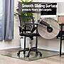 Mind Reader Carpet & Hard Floor Chair Mat, 36" x 46", Clear Tempered Glass (TGC4636-CLR)~#|#~D69A7F05-B00F-444F-9D8D1A80D52F804E_sc7