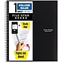 Five Star Wirebound Notebook, 1-Subject Notebook, 8.5" x 11", College Ruled, 100 Sheets, Black (72057)~#|#~sp125996443_sc7