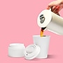 Perk Plastic Hot Cup Lids, 500 Count Bulk Disposable Coffee Cup Lids for 10–16 Oz Paper Hot Cups, White~#|#~D6A34E55-ECFA-4767-91301EBC3AF10648_sc7