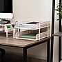 Mind Reader Metal Mesh Front Loading Stackable Letter Tray, Letter/Legal Size, Pink (CSTACK2-PNK)~#|#~D6A465AC-9AA2-490C-9D8ADB5B2A960722_sc7