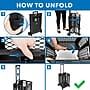 Mount-It! Mobile Rolling Mesh Utility Cart, Black (MI-906)~#|#~D6B4017D-2F68-4863-86623B8F9EEEE3EB_sc7