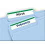 Avery Easy Peel Laser/Inkjet File Folder Labels, 2/3" x 3-7/16", White/Green, 252 Labels/Pack (5203)~#|#~D6D14F95-BEF9-44FC-9BE71B1B8E4B6F8D_sc7