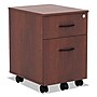 Alera® Valencia Series Mobile Box/File Pedestal, 14 3/4 x 19 1/8 x 22 7/8, Med. Cherry~#|#~D6D6E1F3-3DBB-405F-A658A9A87D25FA59_sc7