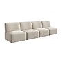 Bush Business Furniture Assemble Modular 4 Seater Sectional Sofa, Oat Fabric (ASM003OTF)~#|#~D6F2F26C-FCDD-4967-927BB5B6550D7438_sc7