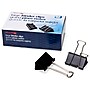 Officemate Binder Clips, Large, Black, 12/Box (99100)~#|#~D6F9393F-4CF9-46D2-9FD46D1AAAF9E5B2_sc7
