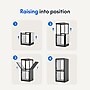 FlexiSpot NeoPod Lift Series Sound Absorbing Privacy Booth, Black (EP1F-2B)~#|#~D703A0CE-1078-4ECB-BEC7666BA8CF4146_sc7