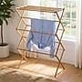 Household Essentials Bamboo Folding Clothes Upscale Laundry Rack with 11 Dowels, Natural (HH6524)~#|#~D70E7517-3E7B-43E9-90110719F201040F_sc7
