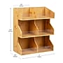 Mind Reader Organizer, Brown (3T2TWD-BRN)~#|#~D710083E-CEA9-4372-A0DC7AE72AD7B4F4_sc7