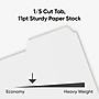 Smead Blank Dividers, 5-Tab, White, 20/Box (89415)~#|#~m004897643_sc7