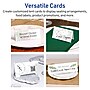 Avery Integrated Cards, 1-7/16" x 3.75", Glossy White, 60/Pack (95289)~#|#~D7133814-D753-4E4B-BCB8B9F980833A65_sc7