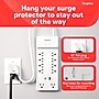 Staples TECH 10-Outlet 2-USB Port Surge Protector, 6', 3000 Joules, White (ST62776)~#|#~D71F2B97-98C3-4D91-9553C98C2F0F2CC4_sc7