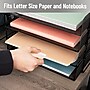 Mind Reader Metal Side Loading Stackable Letter Tray, Letter Size, Black (DSTACK4-BLK)~#|#~D7473388-236F-4319-810285A9B698D0B4_sc7