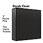 Staples 3" 3-Ring View Binder, Black (ST23721-CC)~#|#~D7501BE7-5D91-47ED-A5E8C7075682162A_sc7