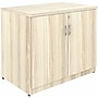 Lorell Essentials Series 29.5" Storage Cabinet With 2‑Doors, Modern Elm (LLR66333)~#|#~D752274F-0DAE-498A-910BDD7475C4FB5A_sc7