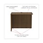 Alera® Valencia Series Reversible Return/Bridge Shell, 35w x 23 5/8d x 29 1/2h, Modern Walnut~#|#~D7560CBA-48CC-4236-8F814D9209704BF9_sc7