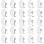 Excello Brands Suction Cups with Hooks, Clear, 25/Pack (SC-25PK)~#|#~D76066B1-3301-4A55-88ACCCCBEEAD92BD_sc7