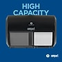 Georgia-Pacific Compact 2-Roll Side-by-Side Coreless Toilet Paper Dispenser, Black (56784A)~#|#~D76531AD-5BB2-4FEA-A405D959DC6FEF4E_sc7