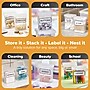 Bostitch Konnect Nest Small Stackable Boxes, Clear, 2/Pack (23227-2PK)~#|#~D78FC4DB-A5B8-41A6-9B0E755B64C2BF22_sc7