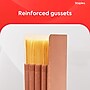 Staples Reinforced File Pockets, Letter Size, 3.5‑Inch Expansion, Heavy‑Duty Brown Accordion Files for Organization – 25/Pack~#|#~D79A89B4-606C-48A3-98CF6083BF22A777_sc7