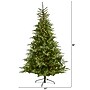 Nearly Natural 8' North Carolina Spruce Artificial Christmas Tree with 650 Clear Lights and 1303 Bendable Branches (T1888)~#|#~D7AE654F-DF14-4BE8-A3F97DFA86E7312E_sc7