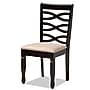 Baxton Studio Lanier Contemporary Fabric Dining Chair, Sand Brown/Espresso, 4/Set (153-9405-HiT)~#|#~D7C20344-ACBA-41BB-A851822B803A9626_sc7