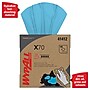WypAll PowerClean X70 Cloths, 8.34" x 16.8", Blue, 100 Sheets/Box, 10 Boxes/Carton (41412)~#|#~D7D23262-9797-40F4-950A586B2152CBAF_sc7