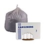 Boardwalk Repro Low-Density Can Liners, 55 gal, 0.63 mil, 38 x 58, White, 10 Bags/Roll, 10 Rolls/Carton~#|#~D7E36C1B-F81D-494F-B4460571974B1AF7_sc7