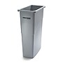 Coastwide Professional™ Slim Plastic Trash Can with no Lid, Gray, 23 Gal. (CW50717)~#|#~D7EA32D6-8453-4352-B7AF2883A59806BE_sc7
