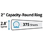 Avery Heavy Duty 2" 3-Ring Non-View Binders, Black (AVE06401)~#|#~D80646E0-DE70-429F-9D033F7CDB763EE0_sc7