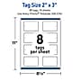 Avery 3" Blank Price & Merchandise Tags, White, 80/Carton (S00-EWJ-PRMWT10)~#|#~D8223590-A10C-4322-B5468AB260365D9E_sc7