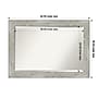 Amanti Art Dove Greywash Frame Wall Mirror, 30" x 42" (A42674593638)~#|#~D8286A6A-B852-4F04-938A2F6522D2E3D6_sc7