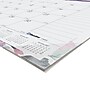 2027 Blueline Colorful Passion Floral 22" x 17" Monthly Desk Pad Calendar (C194113-27)~#|#~D83A4E5C-3F40-495B-A959A4A76E26E300_sc7