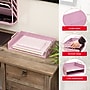 Staples Plastic Side Loading Stackable Letter Tray, Letter Size, Dusty Pink, 2/Pack (ST63884)~#|#~D83B36EE-6773-41AB-93406EDFD6D02D7D_sc7