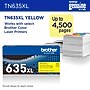 Brother Genuine TN635XL High Yield Yellow Toner Cartridge (TN635XLY)~#|#~D84B66D8-D2B4-4756-BABA2419DF50C8E3_sc7