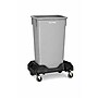 Alpine Industries Plastic Trash Can and Dolly, 23 Gallon, Gray (ALP477-GRY-PKD)~#|#~D850FCC6-1A1E-4758-A4BE59309F775F3C_sc7