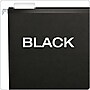 Pendaflex Reinforced Hanging File Folders, 1/5 Tab, Letter Size, Black, 25/Box (PFX 4152 1/5 BLA)~#|#~D854564B-C3A4-4918-B4A23D99F6FF671B_sc7
