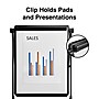 Staples Flip Chart Easel, Black Steel (28216US/50444US)~#|#~D86A2B96-328F-45F4-93C0176DD6E05432_sc7