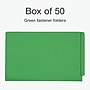 Pendaflex Fastener Folders End Tab File Folder, Straight Cut, Legal Size, Paper Stock, Green, 50/Box(1007059)~#|#~D88A9C0B-F378-4FD5-863BF389CA6F9DA5_sc7