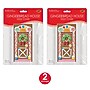 Beistle Christmas Gingerbread House Door Covers, 2/Pack (20017)~#|#~D88D5DAD-34CE-4722-8C20D1DE42D20D3F_sc7