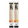 Daler-Rowney Simply Simmons Long Handle Oil and Acrylic Synthetic Brush Set, 4/Set, 2 Sets/Bundle (DRWD255410001-2)~#|#~D89B4232-BCC3-48F1-9F4A73BB37CAA0AC_sc7