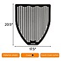 Coastwide Professional™ Urinal Floor Mat, 17.5" x 20.5", Black, 6/Carton (CW24767)~#|#~D8C63A25-3CA4-4139-A6161CDB651C8EDC_sc7