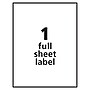 Avery TrueBlock Laser Shipping Labels, 8-1/2" x 11", White, 25 Labels/Pack (5265)~#|#~D8CA3079-319D-48EF-AFD4EC5AB575AED6_sc7