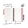 Pukka Pad Bloom 5-Subject Subject Notebooks, 6.9" x 9.8", College Ruled, 100 Sheets, Assorted Colors, 3/Pack (9494-BLM(ASST))~#|#~D8CC8AD2-D395-43EB-AAD440BD487029FE_sc7