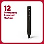 TRU RED™ Tank Permanent Markers, Chisel Tip, Assorted, 12/Pack (TR54529)~#|#~D8D26870-E882-4159-873A88D564FAE8E5_sc7