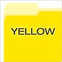 Pendaflex Recycled File Folder, 1/3-Cut Tab, Assorted, Letter Size, Yellow, 100/Box (4210 1/3 YEL)~#|#~D8DA40D2-0749-4AD5-8C6EDD64ABF549AA_sc7