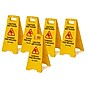 Alpine Industries Wet Floor Sign, 24"H, Yellow, 5/Pack (499-5pk)~#|#~D8F6A8FF-D221-475B-BCEDC47F22290DE7_sc7