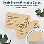 Avery Integrated Cards, 5" x 7", Matte Kraft Brown, 100/Box (95351)~#|#~D8F8BA01-5E13-4DC3-86610243203DD4A9_sc7