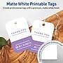Avery 3" Blank Price & Merchandise Tags, White, 80/Pack (95317-MWT10)~#|#~D9147BCD-22AA-4F37-8C92FF37933C6935_sc7